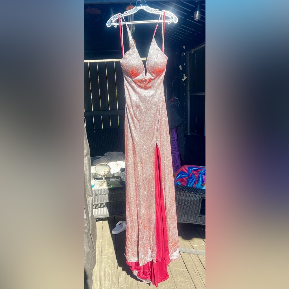 Sparkling Red Gown